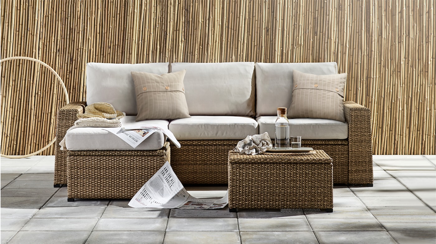 Relaxez-vous sur votre nouveau fauteuil de jardin Ikea et ses canapés extérieurs !