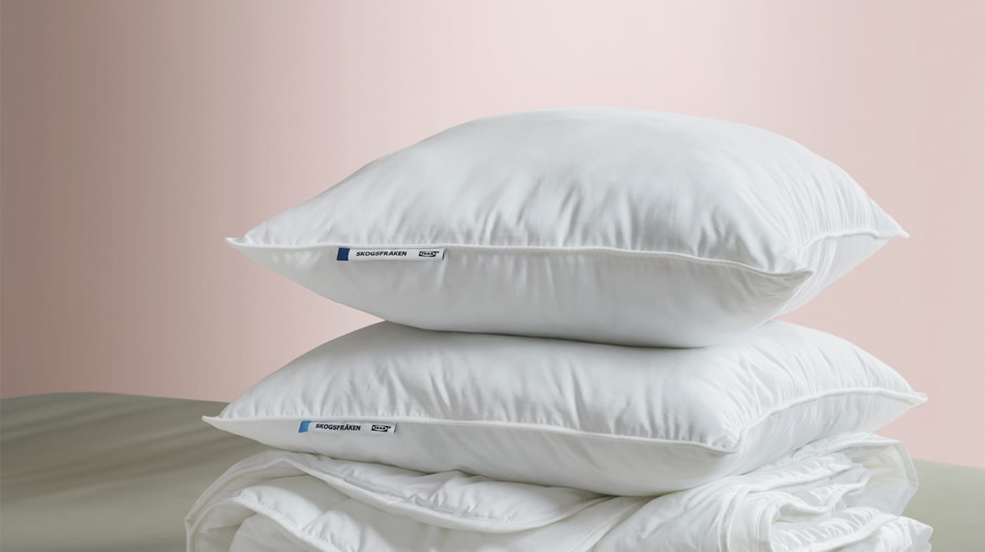 Les oreillers synthétiques et polyester d'Ikea : le rêve de sommeil à portée de main