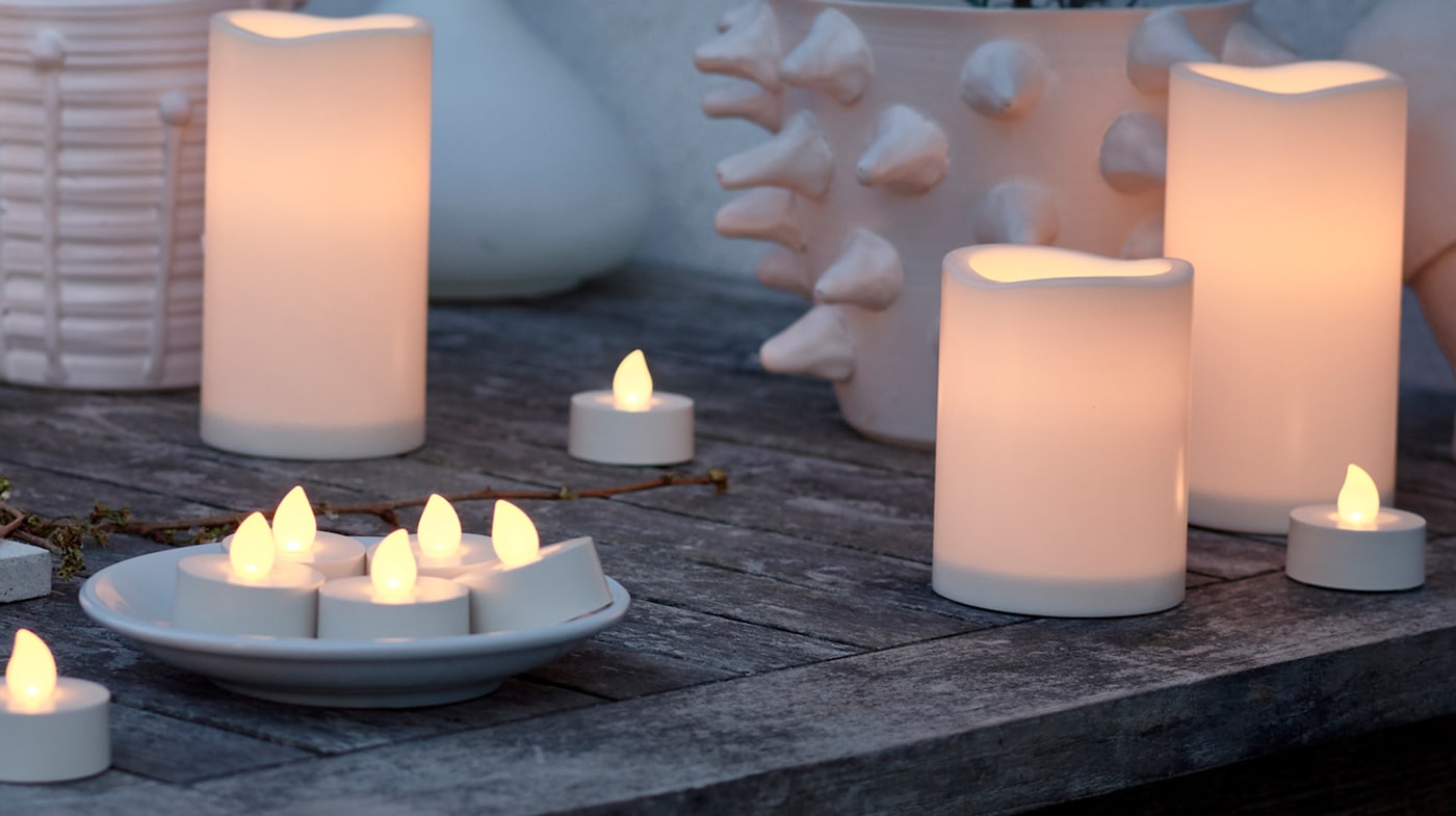 stormloop moord verschijnen Led-kaarsen. Bestel online of kom langs! - IKEA
