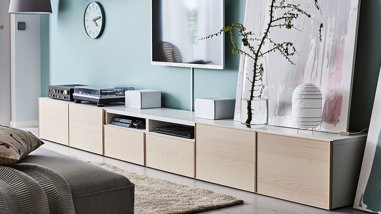 TV Benches | BESTÅ TV units with doors and drawers - IKEA CA