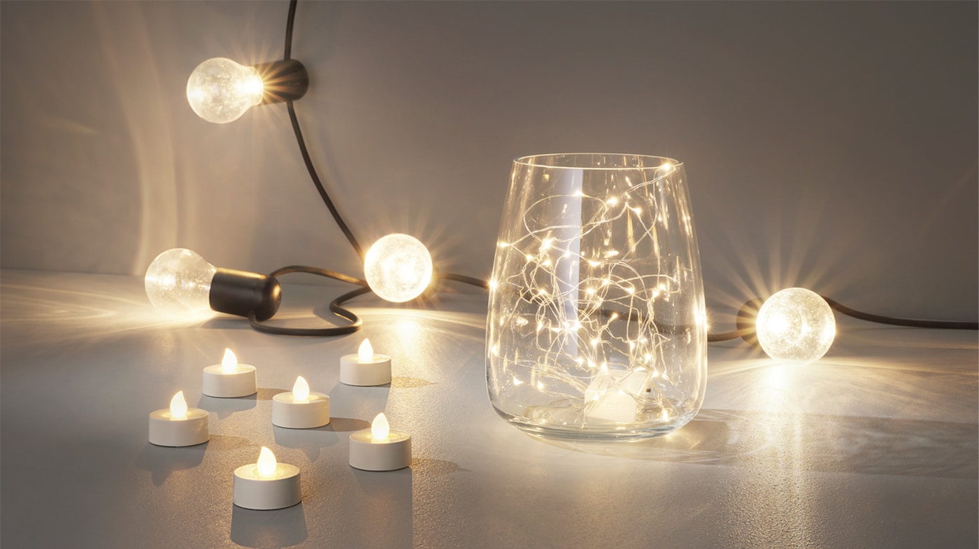 Decorative Lighting - LED String Lights, Fairy Lights & More - IKEA