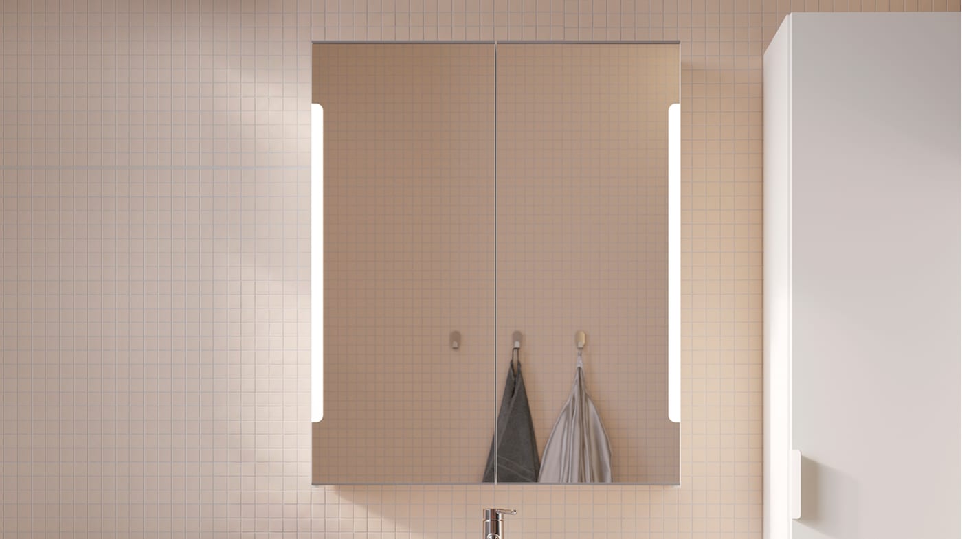 Bathroom Mirror Cabinets Bathroom Mirrors With Lights Ikea
