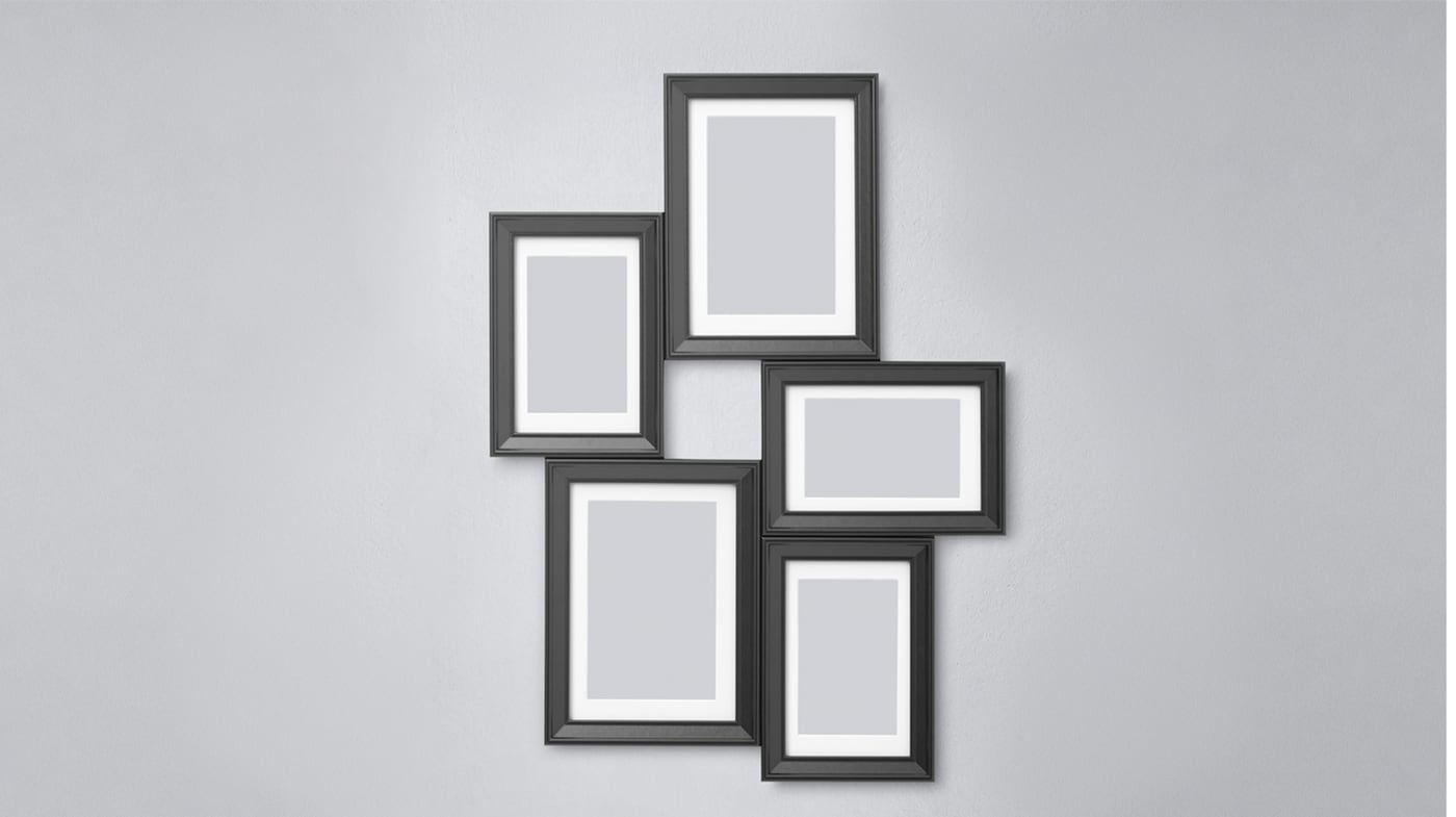 absorption Departure Bend Collage Picture Frames - Wall Collage Photo Frames - IKEA