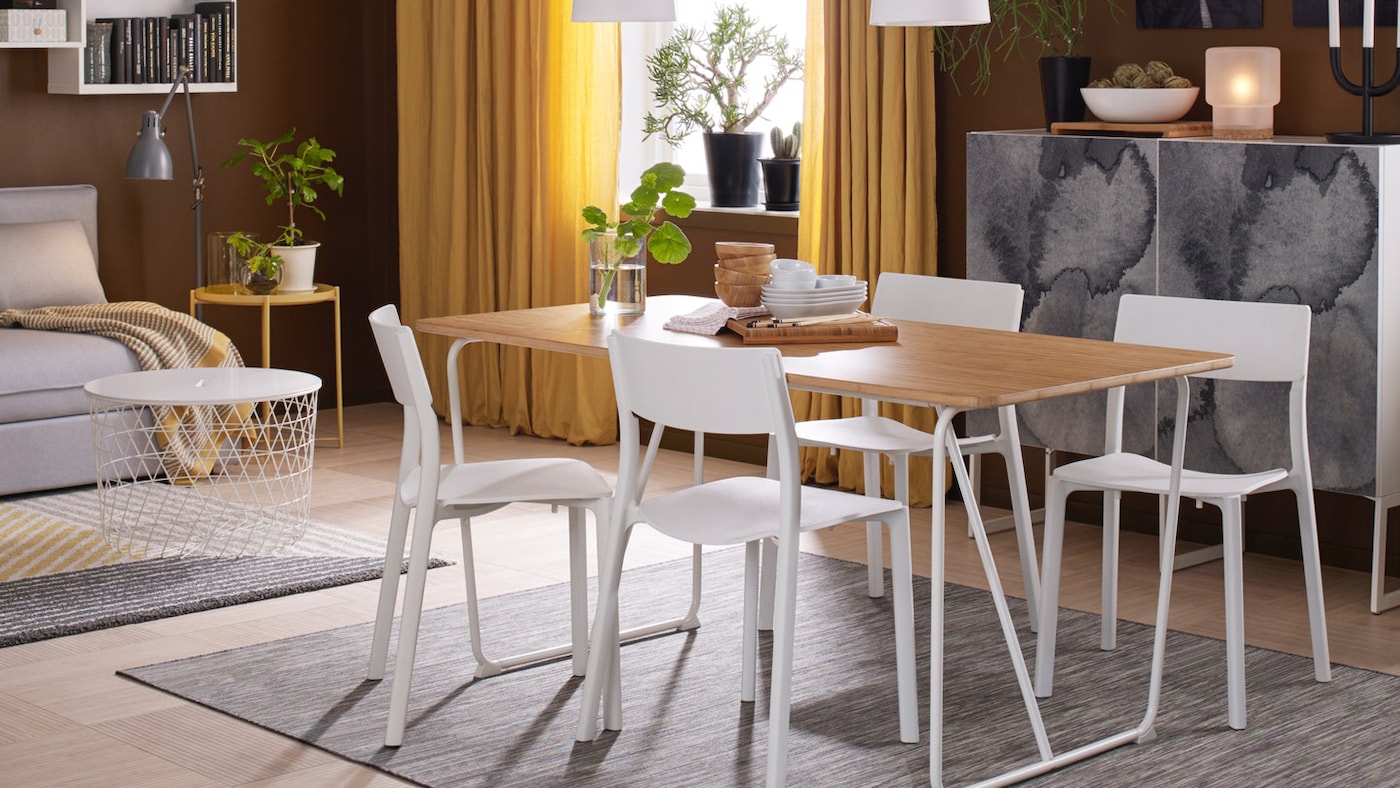 Ikea White Dining Table - malaowesx