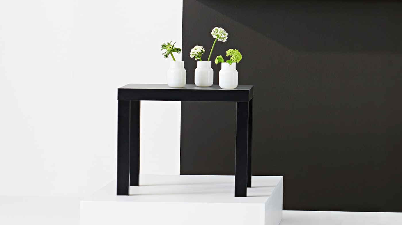 Ikea 3 x Black Side Table