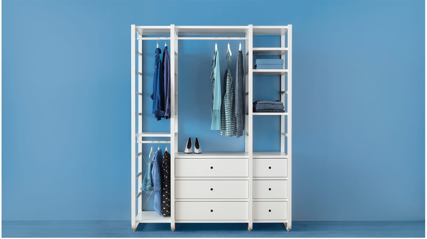 Storage Shelves Closet Organizers Wall Mounted Shelf Racks Wardrobes  Accessories